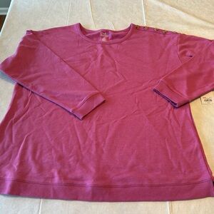 Croft & Barrow Pink Crew Neck Sweater